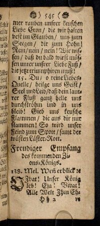 545-549, 138. Freudiger Empfang des kommenden ...