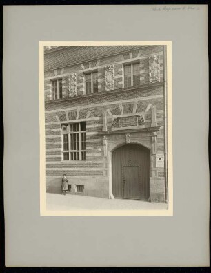 Gemeinde- und Hilfsschule in der Straßmannstraße, Berlin: Ansicht Rektorenwohnhaus mit Lesehalle