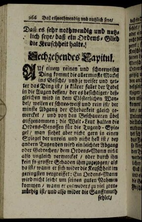Sechzehendes Capitul.