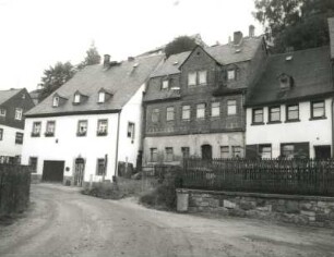 Schwarzenberg. Wohnhäuser, Hammerweg 1 und 3/5. Straßenansicht