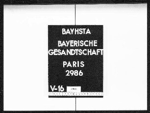 Endres, Alois, aus Mörslingen, Bezirksamt Dillingen, Schriftsetzer, mit Böck, Kreszenz, aus Eichenhofen, Bezirksamt Günzburg, Köchin, beide in Paris