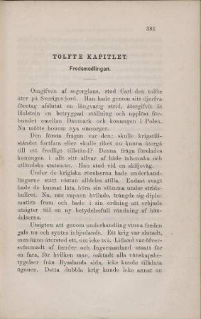 Tolfte Kapitlet. Fredsmedlingen.
