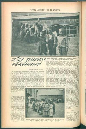Los nuevos italianos : "Fray Mocho" en la guerra