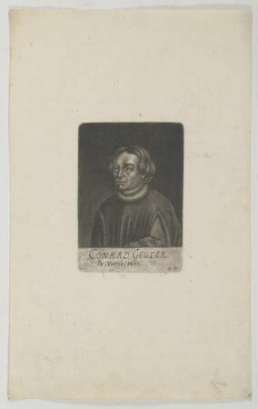 Bildnis des Conrad II Geuder