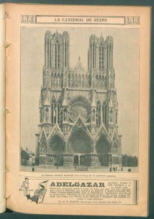 La catedral de Reims - [Fotografía]