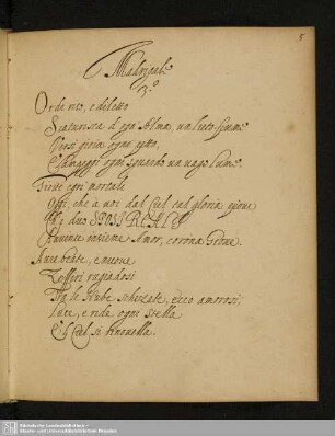 [3. Madrigal]