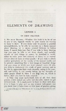 Letter I: On First Practice