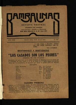 Los casados son los peores : comedia en dos actos