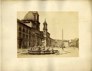 Rom, S. Agnese in Agone,Rom, Piazza Navona,Rom, Fontana del Moro