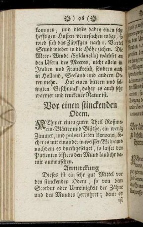 Vor einen stinckenden Odem