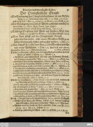 Die vier und dreyßigste Lehre. Der Obrigkeitliche Stand.
