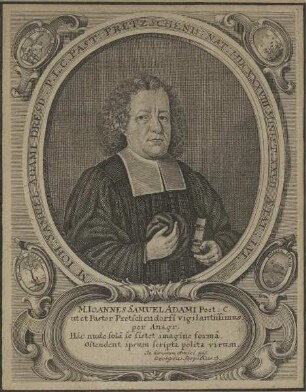 Bildnis des Ioannes Samuel AdamiBildnis Johann Samuel Adami