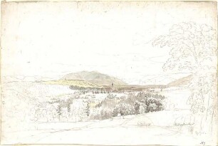 Neureuther, Gottfried von; Landschaftsstudien - Kloster Rottenbuch (Ansicht)