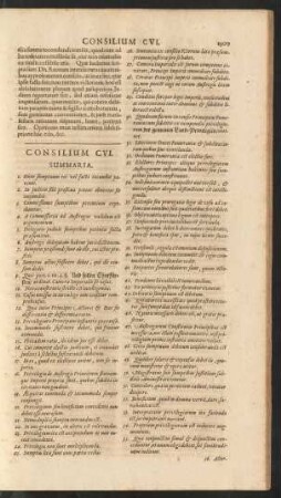 Consilium CVI. [-] Consilium CXI.