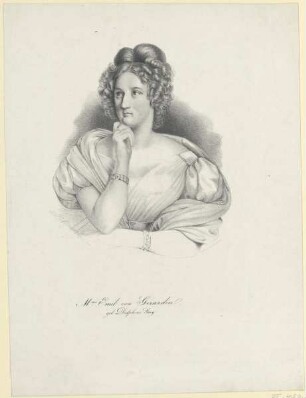 Bildnis der Delphine de Girardin