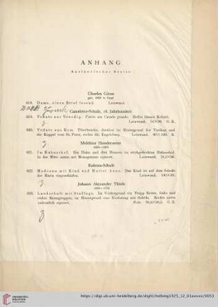 Anhang (Nr. 618-623)