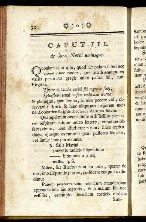 Caput III. De Cura Morbi utriusque.