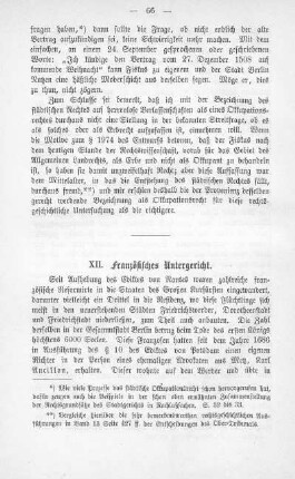 XII. Französisches Untergericht