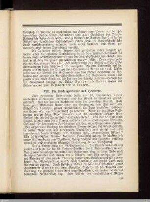 VIII. Die Rückzugskämpfe und Heimkehr