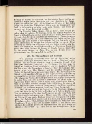 VIII. Die Rückzugskämpfe und Heimkehr
