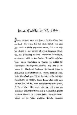 Herrn Professor Dr. W. Lübke