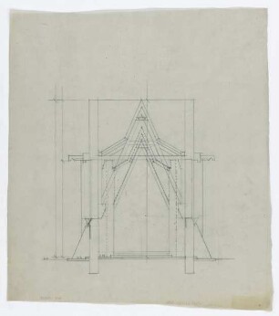 Gewerbeausstellung Dombauhütte, München, Querschnittprofil
