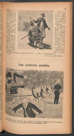 Los cocheros amables - [Viñeta cómica]