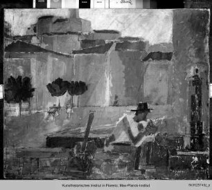 Abendlicher Platz - Piazza Serale (Barga)