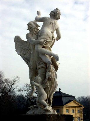 Die Zeit entführt die Schönheit/Boreas entführt Oreithya
