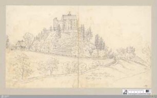 Schloss Waldburg aufm Weeg von Altdorf her : 19. Aug. 1813