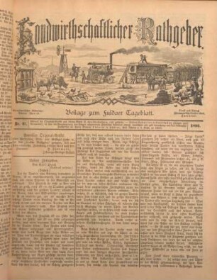21: Beilage vom Montag, 5. Oktober 1896