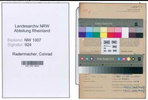 Entnazifizierung Conrad Radermacher , geb. 05.04.1890 (Gastwirt)
