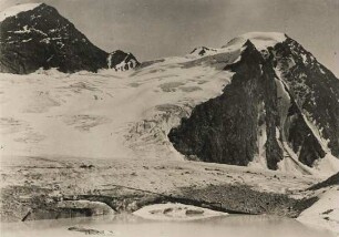 Österreich. Tirol. Ötztaler Alpen. Linker Fernerkogel (3.277 m) mit dem Mittelbergferner, dem zweitgrößten Gletscher Tirols.