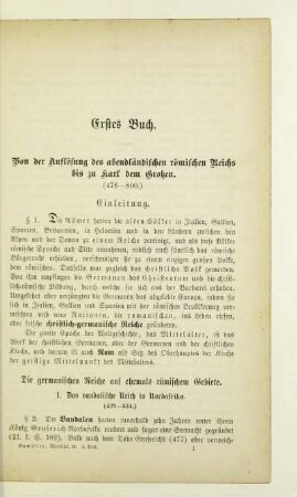 Die germanischen Reiche auf ehemals römischem Gebiete