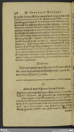 C. Alphonsi Regis Hispaniae sacrum studium
