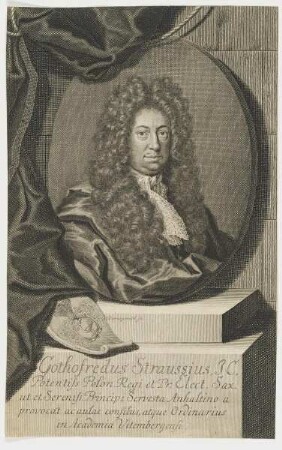 Bildnis des Gothofredus Straussius