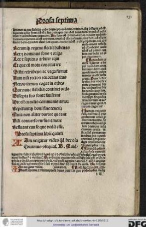 Prosa septima libri quarti