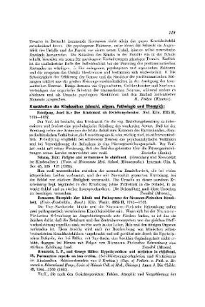 Krankheiten des Kindesalters : (einschl. allgem. Pathologie und Therapie)