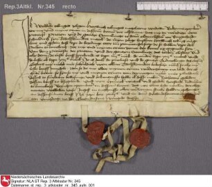 1473 Oktober 22 Wobbeke Töbing bescheinigt dem Alten Kloster zu Buxtehude, dass ihr Mann Hartwig Töbing auf das Kloster 4 Pfannen Herschop auf der Sülze zu Lüneburg überhaupt nur 1200 Mark bar geliehen habe