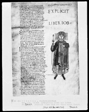 Lateinische Riesenbibel — König David, Folio 24verso