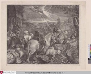 [Abraham verlässt das Land Haran; Abraham leaving the country of Haran]
