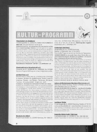 Kultur-Programm