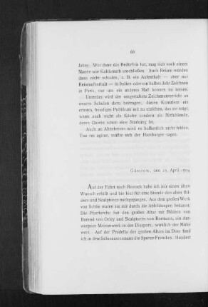 Güstrow, den 25. April 1904