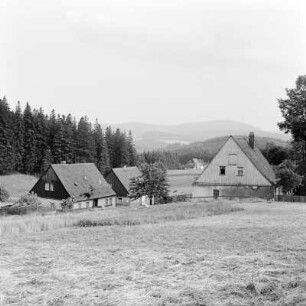 Gehöfte im Erzgebirge