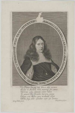 Bildnis des Adamus Casparus ab Arzat