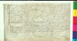 Freibrief des Drosten Hermann von Amelunxen zum Gronenberge für einen Hörigen.