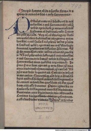 De articulis fidei et ecclesiae sacramentis