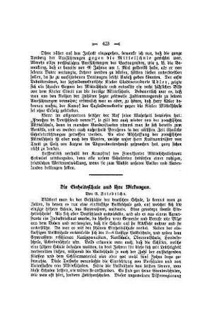 Die Einheitsschule und ihre Wirkungen