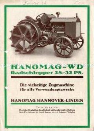 Radschlepper, die vielseitige Zugmaschine für alle Verwendungszwecke
