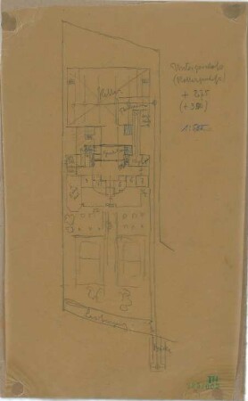 Fischer, Theodor; Kiel; Marine-Offizierskasino - Grundriss UG
